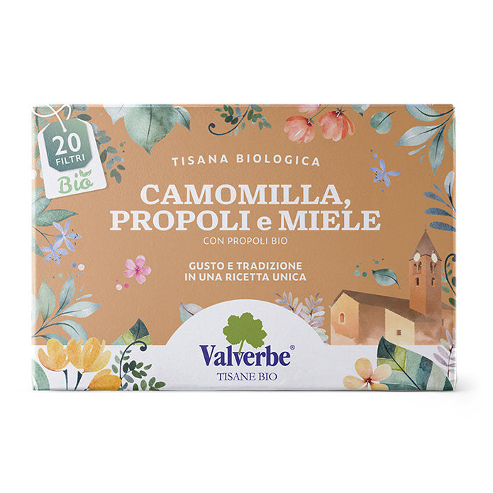Camomilla, propoli e miele BIO