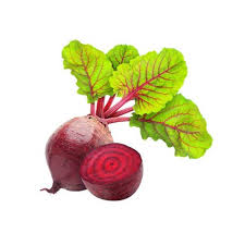 Barbabietola con foglie