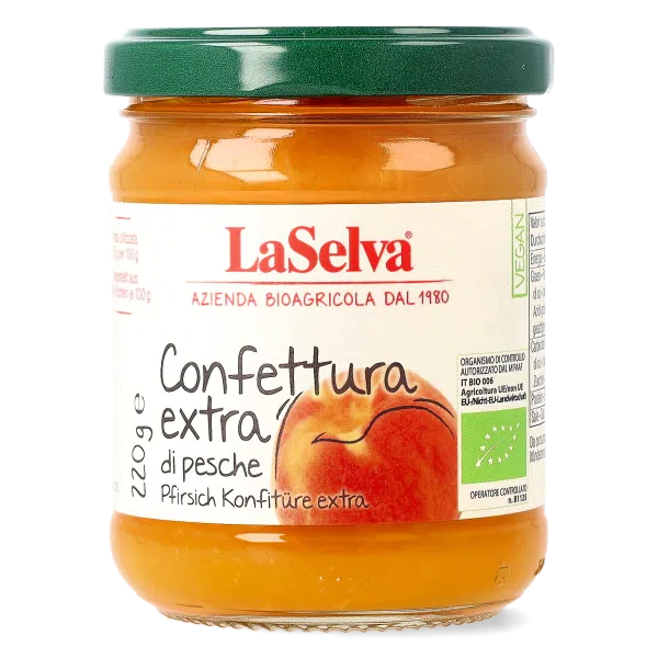 Confettura extra di pesche BIO