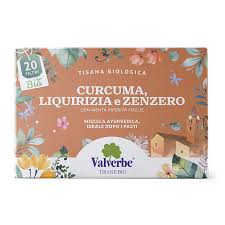 TISANA CURCUMA LIQUIRIZIA E ZENZERO